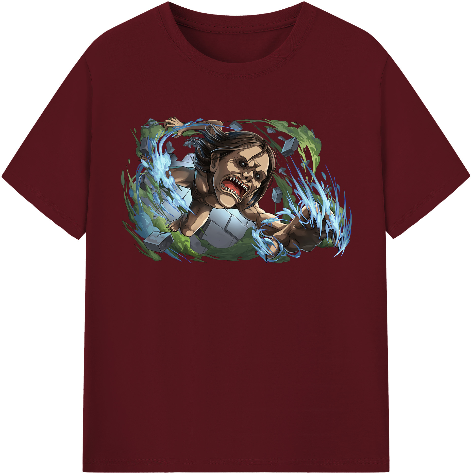 （画像用） 進撃の巨人 Attack on Titan 綿100％半袖Tシャツ（フロントプリント）